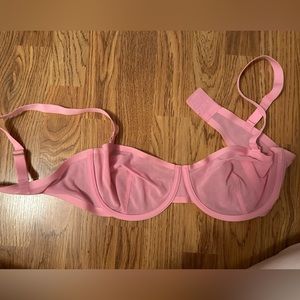 Cuup The Balconette Mesh Bra 36D in Rose - sold out color, never worn!